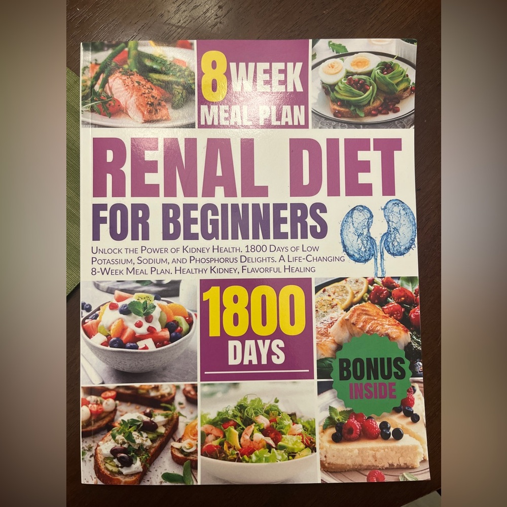 Renal diet for beginners book